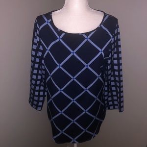 Nine West Blue blouse